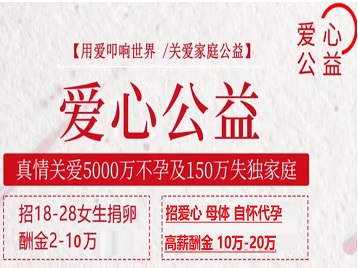 孟连捐卵助孕生子 爱心志愿者招募